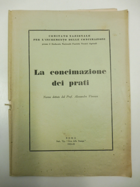 La concimazione dei prati